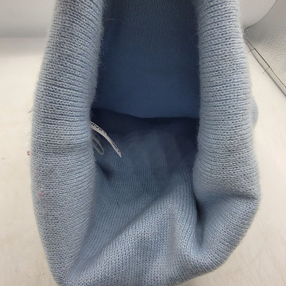 Calvin Klein Womens Light Blue Acrylic Beanie Warm Casual Comfort Winter main image 6